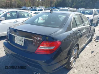 2012 Mercedes-Benz C-Class C 300 Sport with VIN WDDGF8BB5CR237275, listed as a IAAI auction lot 42142360 with 121,531 mi miles. Bid and sale history available at carsss.com. Image 4.