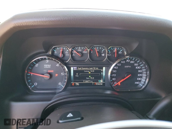 2015 Chevrolet Tahoe LT with VIN 1GNSCBKC6FR297726, listed as a Copart auction lot 55097475 with 114,471 mi miles and Salvage title. Bid and sale history available at DreamBid. Image 9.