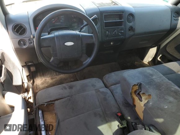 2005 Ford F-150 XL with VIN 1FTRF12275NB94238, listed as a Copart auction lot 49893695 with 283,085 mi miles and Salvage title. Bid and sale history available at DreamBid. Image 8.
