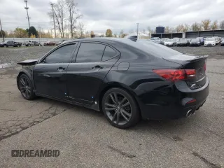 2020 Acura TLX w/A-Spec Pkg with VIN 19UUB1F64LA010172, listed as a Copart auction lot 80927074 with 58,604 mi miles and Salvage Title. Bid and sale history available at carsss.com. Image 2.