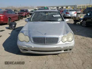 2002 Mercedes-Benz C with VIN WDBRF61J92F287899, listed as a Copart auction lot 48699435 with 145,465 mi miles and Salvage Title. Bid and sale history available at carsss.com. Image 5.