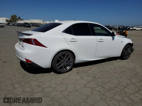 2014 Lexus IS 350 with VIN JTHBE1D24E5011832, listed as a Copart auction lot 56186925 with 146,951 mi miles and Salvage title. Bid and sale history available at DreamBid. Image 3.