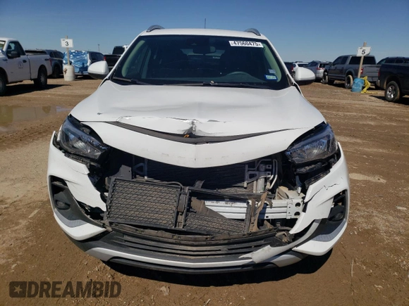 2022 Buick Encore GX Select with VIN KL4MMDS21NB131438, listed as a Copart auction lot 47560475 with 34,241 mi miles and Salvage title. Bid and sale history available at DreamBid. Image 5.