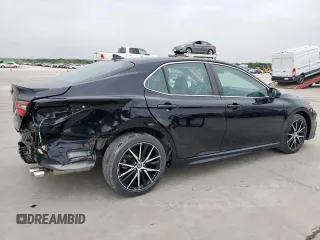 2021 Toyota Camry SE Nightshade with VIN 4T1G11AK6MU583802, listed as a Copart auction lot 51330545 with 6,827 mi miles and Salvage Title. Bid and sale history available at carsss.com. Image 3.