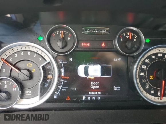 2016 Ram 1500 Sport with VIN 1C6RR6MT2GS394241, listed as a Copart auction lot 88146945 with 143,244 mi miles and Salvage Title. Bid and sale history available at carsss.com. Image 9.