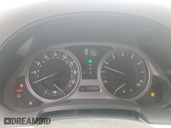 2010 Lexus IS 250 with VIN JTHCF5C27A5041511, listed as a Copart auction lot 57348775 with 125,096 mi miles and Salvage title. Bid and sale history available at DreamBid. Image 9.