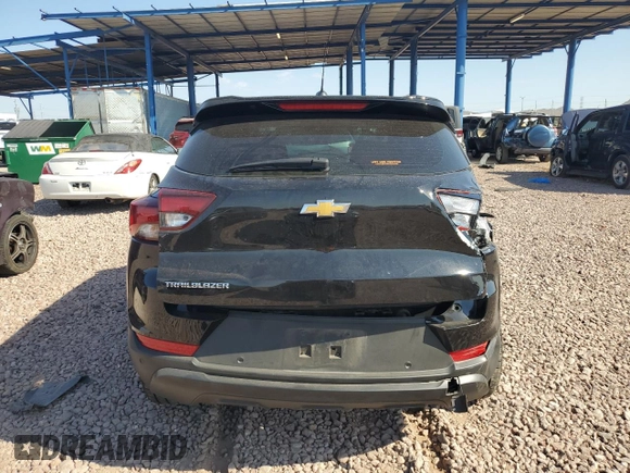 2023 Chevrolet TrailBlazer LS with VIN KL79MMS2XPB016672, listed as a Copart auction lot 70902684 with 17,721 mi miles and Salvage Title. Bid and sale history available at DreamBid. Image 6.