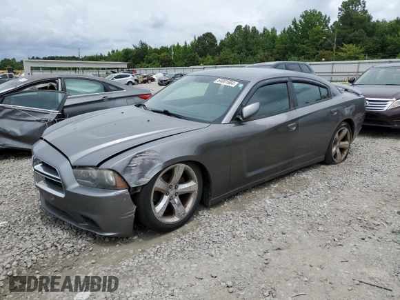 2012 Dodge Charger SXT with VIN 2C3CDXHG0CH287498, listed as a Copart auction lot 64081684 with 0 mi miles and Salvage Title. Bid and sale history available at carsss.com. Image 1.
