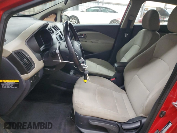 2015 Kia Rio EX with VIN KNADN4A37F6479779, listed as a Copart auction lot 48152355 with 154,331 mi miles and Salvage Title. Bid and sale history available at carsss.com. Image 7.
