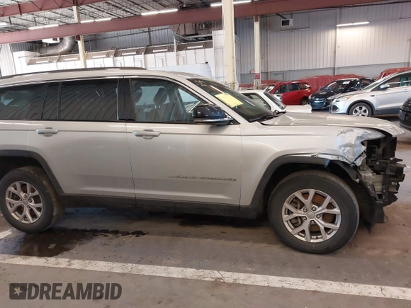 2021 Jeep Grand Cherokee Limited with VIN 1C4RJKBG2M8121372, listed as a IAAI auction lot 41808503 with 59,668 mi miles and . Bid and sale history available at DreamBid. Image 14.