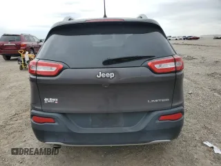 2017 Jeep Cherokee Limited with VIN 1C4PJLDB9HD237597, listed as a Copart auction lot 53053055 with 133,471 mi miles and Clean Title. Bid and sale history available at carsss.com. Image 6.