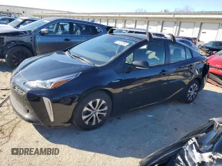 2022 Toyota Prius LE with VIN JTDL9MFU2N3037013, listed as a Copart auction lot 87927295 with 65,833 mi miles and Salvage title. Bid and sale history available at DreamBid. Image 1.
