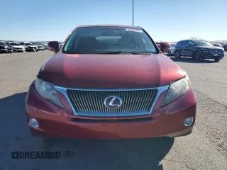2010 Lexus RX 450h with VIN JTJZB1BA1A2002890, listed as a Copart auction lot 80060764 with 106,880 mi miles and Salvage Title. Bid and sale history available at DreamBid. Image 5.