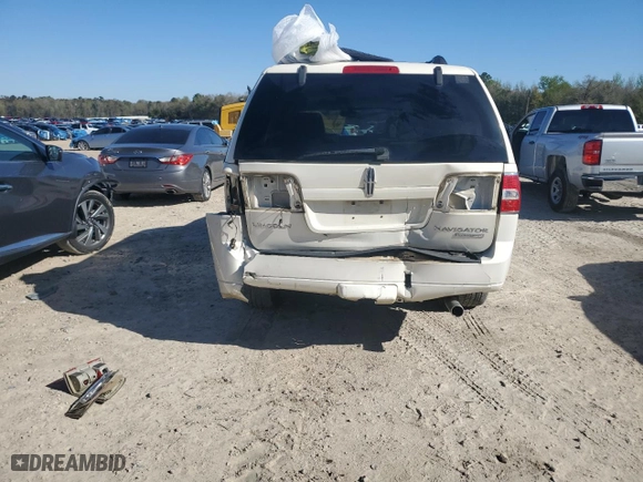 2008 Lincoln Navigator with VIN 5LMFU27578LJ03561, listed as a Copart auction lot 50010335 with 178,036 mi miles and Salvage Title. Bid and sale history available at carsss.com. Image 6.
