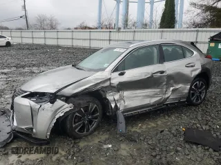 2021 Lexus UX with VIN JTHP9JBH1M2039301, listed as a Copart auction lot 50186785 with 32,242 mi miles and Salvage Title. Bid and sale history available at carsss.com. Image 1.