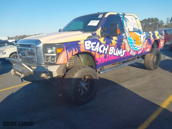 2014 Ford Super Duty F-250 SRW XL with VIN 1FT7W2BT3EEA02884, listed as a IAAI auction lot 41876415 with 143,138 mi miles. Bid and sale history available at carsss.com. Image 2.