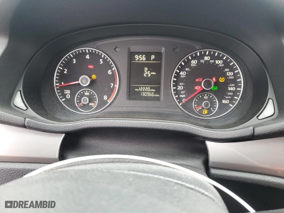 2013 Volkswagen Passat S w/Appearance with VIN 1VWAP7A34DC103036, listed as a Copart auction lot 52183745 with 130,966 mi miles and Salvage Title. Bid and sale history available at carsss.com. Image 9.