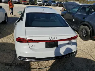 2019 Audi A7 Prestige with VIN WAUV2AF29KN087737, listed as a Copart auction lot 77814674 with 0 mi miles and Salvage Title. Bid and sale history available at carsss.com. Image 6.