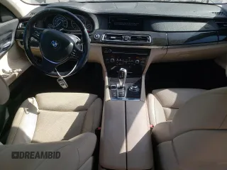 2012 BMW 7 Series 740i with VIN WBAKA4C54CC613419, listed as a Copart auction lot 54420885 with 104,006 mi miles and Salvage Title. Bid and sale history available at carsss.com. Image 8.