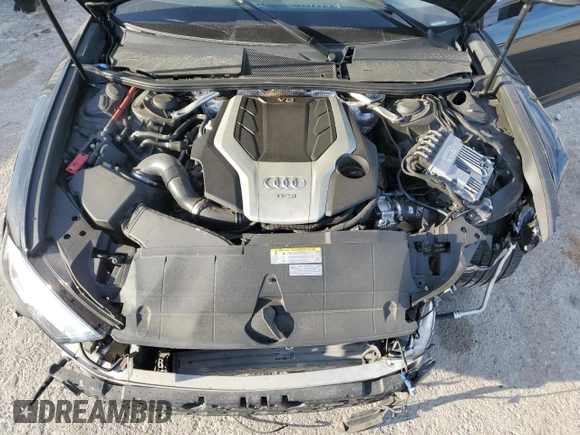 2019 Audi A6 Premium Plus with VIN WAUL2BF28KN068447, listed as a Copart auction lot 48252955 with 93,041 mi miles and Salvage Title. Bid and sale history available at carsss.com. Image 12.