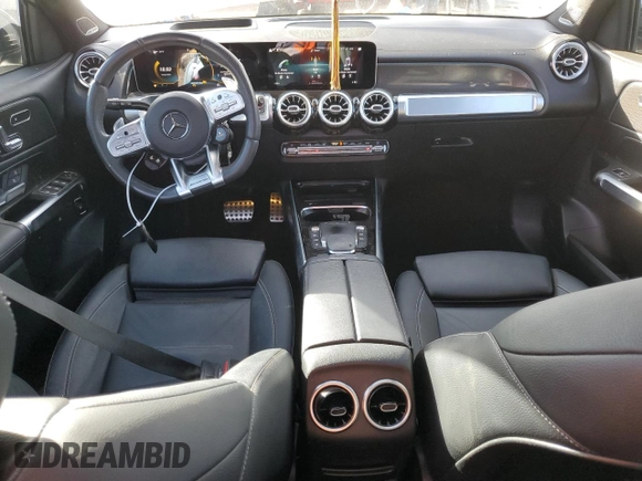 2021 Mercedes-Benz GLB with VIN W1N4M5BB9MW080749, listed as a Copart auction lot 77532624 with 39,600 mi miles and Salvage Title. Bid and sale history available at carsss.com. Image 8.