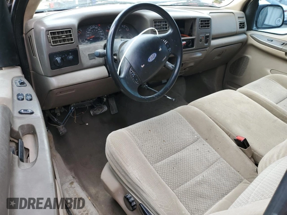 2002 Ford F-250 XL with VIN 1FTNF21L42EC09918, listed as a Copart auction lot 47365425 with 169,115 mi miles and Salvage title. Bid and sale history available at DreamBid. Image 8.