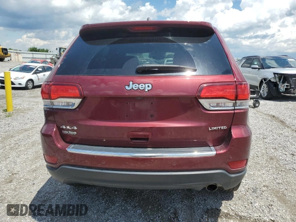 2022 Jeep Grand Cherokee Limited with VIN 1C4RJFBG9NC177783, listed as a Copart auction lot 57886435 with 57,153 mi miles and Salvage title. Bid and sale history available at DreamBid. Image 6.