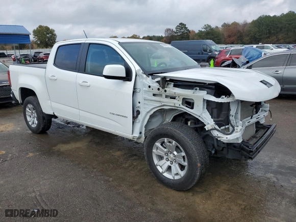 2022 Chevrolet Colorado 2WD LT with VIN 1GCGSCEA5N1298722, listed as a Copart auction lot 82995634 with 14,378 mi miles and Salvage Title. Bid and sale history available at carsss.com. Image 4.