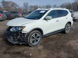 2019 Nissan Rogue SL with VIN 5N1AT2MV9KC784379, listed as a IAAI auction lot 41532650 with 99,338 mi miles and . Bid and sale history available at carsss.com. Image 19.