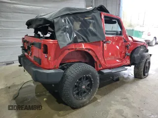2014 Jeep Wrangler Sport with VIN 1C4AJWAG6EL139619, listed as a Copart auction lot 54935445 with 79,001 mi miles and Salvage title. Bid and sale history available at DreamBid. Image 3.