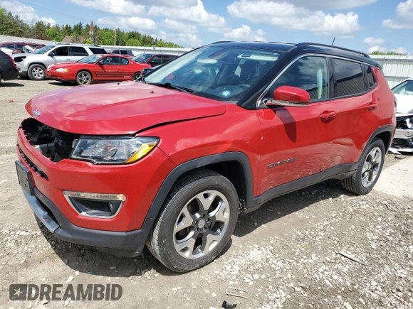 2019 Jeep Compass Limited с VIN 3C4NJDCB4KT723251, выставлен на аукционе Copart как лот 58082505 с пробегом 97 374 миль миль и Списание • Salvage title. История ставок и продаж доступна на DreamBid. Изображение 1.