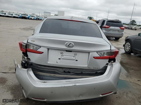 2015 Lexus RC 350 with VIN JTHHE5BC5F5002359, listed as a Copart auction lot 51528635 with 104,529 mi miles and Salvage Title. Bid and sale history available at carsss.com. Image 6.