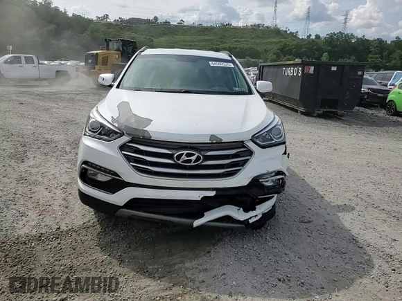 2017 Hyundai Santa Fe 2.4L with VIN 5NMZUDLB2HH005387, listed as a Copart auction lot 64592535 with 82,742 mi miles and Salvage title. Bid and sale history available at DreamBid. Image 14.