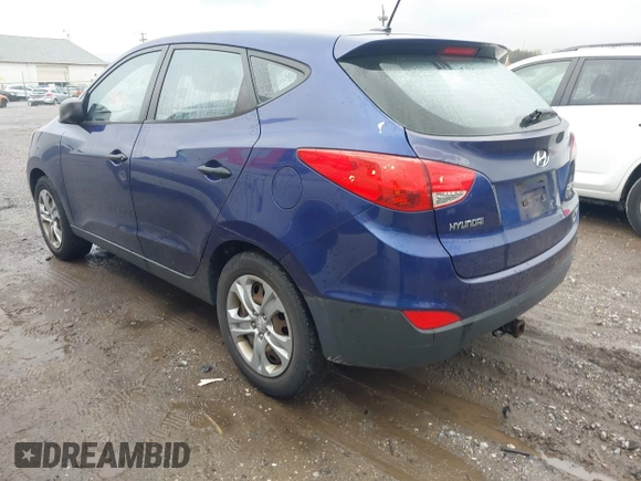 2010 Hyundai Tucson GLS with VIN KM8JT3AC2AU086066, listed as a IAAI auction lot 41973517 with 146,165 mi miles and . Bid and sale history available at DreamBid. Image 3.