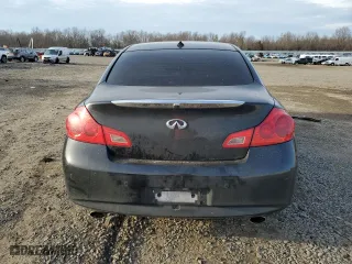 2013 Infiniti G37 Sedan x with VIN JN1CV6AR4DM355205, listed as a Copart auction lot 46341775 with 127,487 mi miles and Salvage Title. Bid and sale history available at carsss.com. Image 6.
