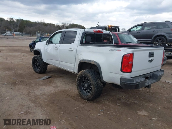 2018 Chevrolet Colorado 4WD ZR2 with VIN 1GCGTEEN3J1295176, listed as a IAAI auction lot 41418943 with 57,621 mi miles. Bid and sale history available at carsss.com. Image 3.