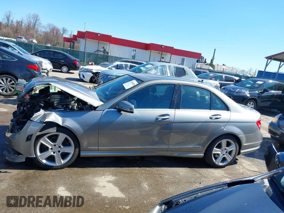 2011 Mercedes-Benz C-Class C 300 Sport with VIN WDDGF8BB1BR153274, listed as a IAAI auction lot 41890829 with 96,444 mi miles. Bid and sale history available at carsss.com. Image 14.