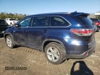 2016 Toyota Highlander Hybrid Limited with VIN 5TDDCRFH4GS017367, listed as a Copart auction lot 46501335 with 55,863 mi miles and Salvage Title. Bid and sale history available at carsss.com. Image 2.