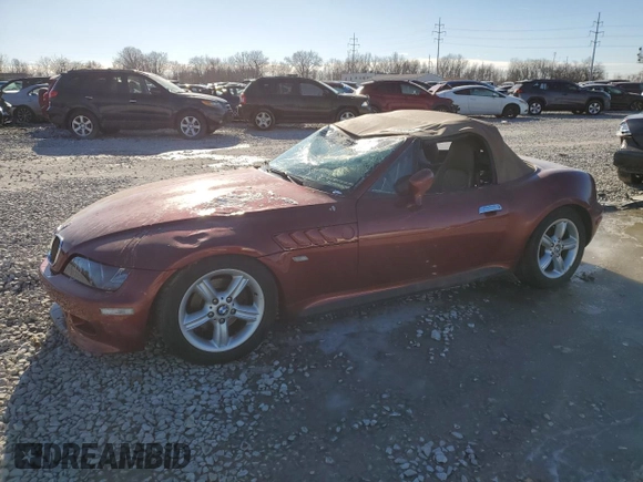 2001 BMW Z3 2.5i with VIN WBACN33401LK49779, listed as a Copart auction lot 84293094 with 0 mi miles and Salvage Title. Bid and sale history available at carsss.com. Image 1.