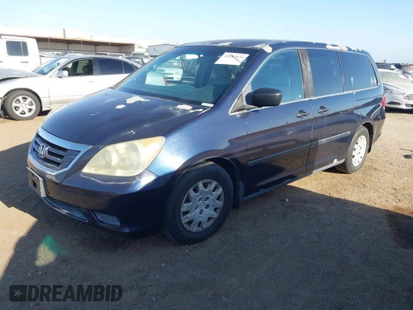 2008 Honda Odyssey LX with VIN 5FNRL382X8B043313, listed as a IAAI auction lot 42085879 with 164,522 mi miles. Bid and sale history available at carsss.com. Image 2.