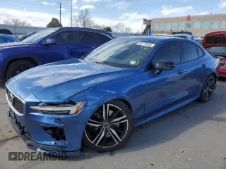 2020 Volvo S60 R-Design with VIN 7JRA22TM9LG030619, listed as a Copart auction lot 46770363 with 25,835 mi miles. Bid and sale history available at carsss.com. Image 1.