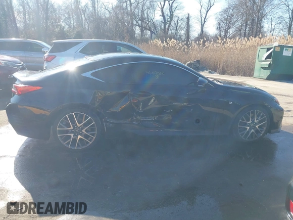 2016 Lexus RC 350 with VIN JTHHE5BC5G5012889, listed as a IAAI auction lot 41457032 with 105,620 mi miles. Bid and sale history available at carsss.com. Image 13.