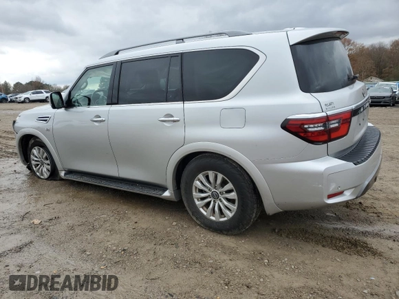 2021 Nissan Armada SV with VIN JN8AY2AC3M9146125, listed as a Copart auction lot 85558174 with 102,989 mi miles and Salvage Title. Bid and sale history available at carsss.com. Image 2.