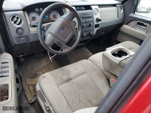 2010 Ford F-150 XL with VIN 1FTEW1E8XAFD90161, listed as a Copart auction lot 86384894 with 0 mi miles and Salvage Title. Bid and sale history available at carsss.com. Image 8.