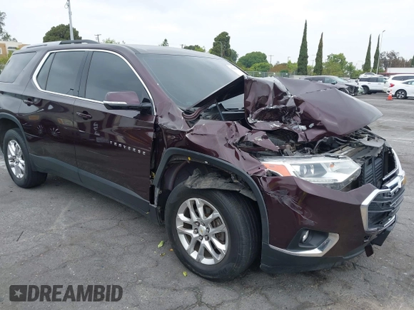 2018 Chevrolet Traverse LT Cloth with VIN 1GNERGKW0JJ263209, listed as a IAAI auction lot 42294170 with 115,619 mi miles and . Bid and sale history available at DreamBid. Image 1.