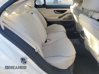 2022 Mercedes-Benz S-Class S 500 with VIN W1K6G6DB5NA166087, listed as a Copart auction lot 47003915 with 7,000 mi miles and Salvage Title. Bid and sale history available at carsss.com. Image 10.