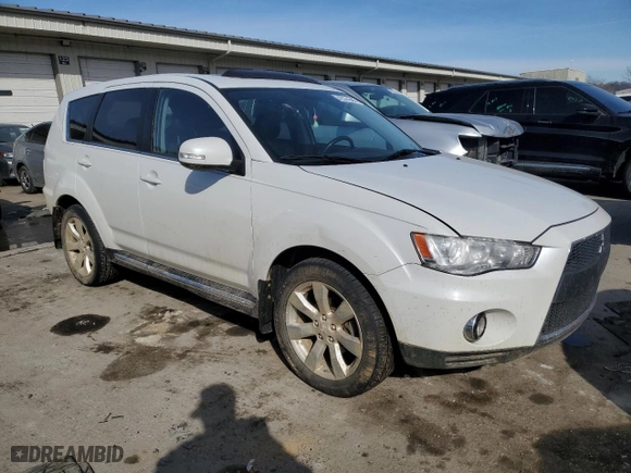 2010 Mitsubishi Outlander GT with VIN JA4JT5AX0AZ010894, listed as a Copart auction lot 42374545 with 165,036 mi miles and Salvage Title. Bid and sale history available at carsss.com. Image 4.