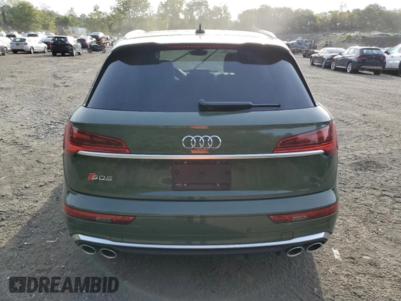 2023 Audi SQ5 Premium Plus with VIN WA1B4AFYXP2017560, listed as a Copart auction lot 72750824 with 14,447 mi miles and Salvage Title. Bid and sale history available at carsss.com. Image 6.