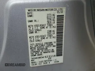 2010 Nissan Pathfinder SE with VIN 5N1AR1NB5AC623118, listed as a Copart auction lot 51107435 with 176,416 mi miles and Salvage title. Bid and sale history available at DreamBid. Image 15.