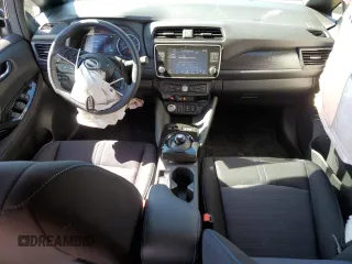 2025 Nissan LEAF SV Plus with VIN 1N4CZ1CV6SC557910, listed as a Copart auction lot 73062344 with 247 mi miles and Salvage Title. Bid and sale history available at carsss.com. Image 8.